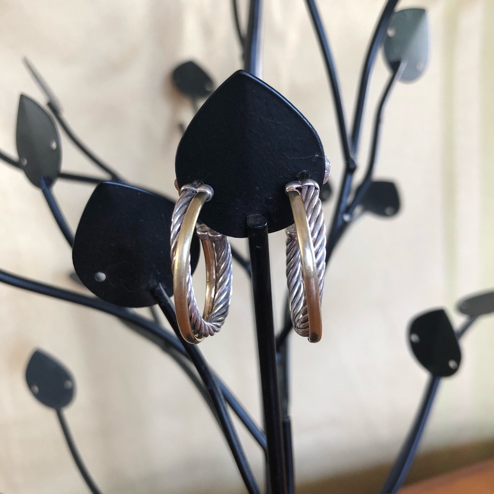David Yurman hoop earring
